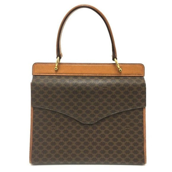 AUTHENTIC CELINE Macadam Hand Bag Shoulder Bag - Picture 4 of 10